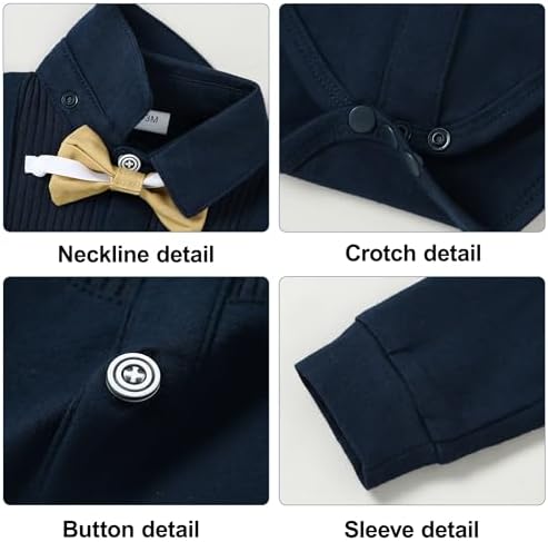 YUEMION Baby Boy Wedding Tuxedo Set