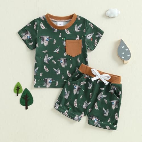 Mallard Duck T-Shirt Shorts Set