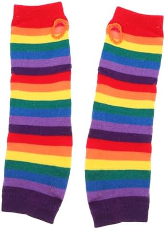 Warm Stylish Holibanna Womens Purple Rainbow Gloves