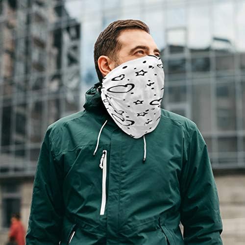 Stylish Unique Balaclava Face Mask for Men Women Kids - Star Heart Design