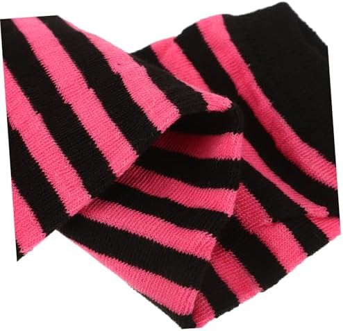 Striped Fingerless Gloves for Women