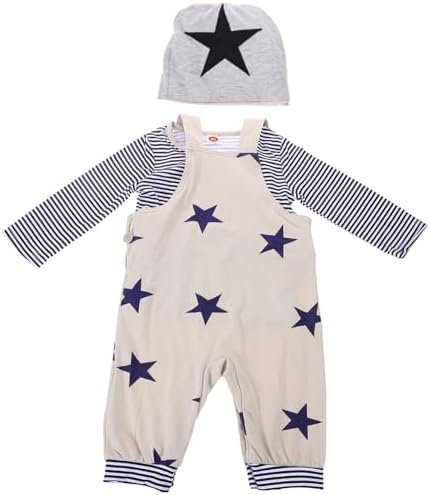 Spring Printed suspenders Set for Newborn Boys