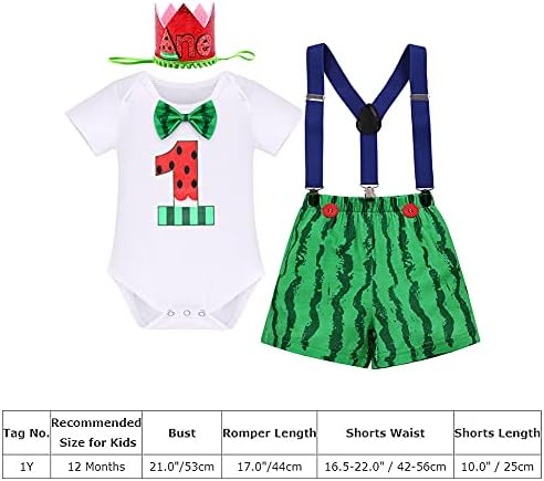 Melon-Themed 1st Birthday Outfit - Perfect for Cake Smash Parties