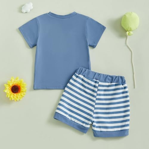 Stylish Letter Print T-Shirt Elastic Shorts