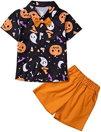 Cute Halloween Toddler Boys Girls Sweatshirt Set