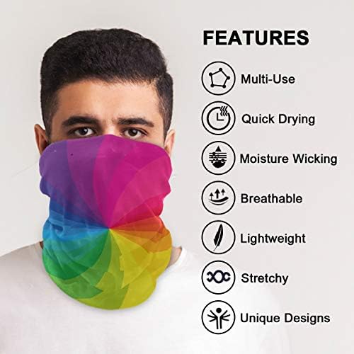 Rainbow Balaclava Face Cover