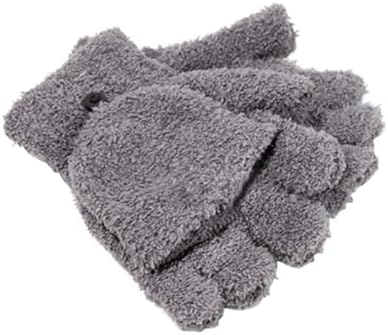 Cozy Winter Half-Finger Gloves for Women