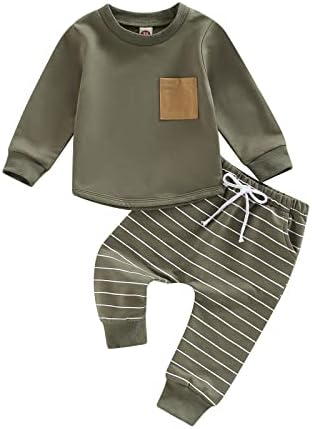 Newborn Baby Boy Two-Piece Winter Outfit for Fall Winter