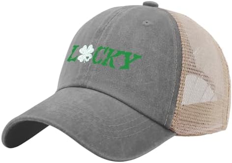 Lucky St Patricks Day Trucker Hat for WomenFestive and Fashionable Gift