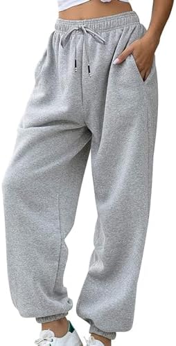 EOPUING 2025 Fashion Womens High Waist Joggers