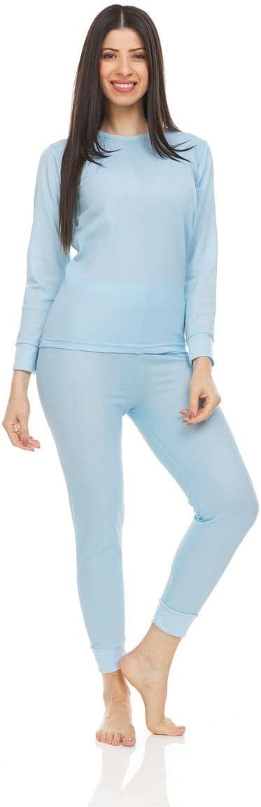 Thermal sets for women- soft breathable and warm premium cotton-poly blend