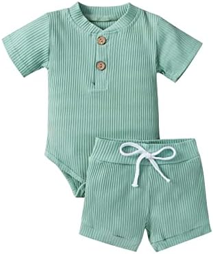 Romper Shorts Set for Baby Boys Escape the Heat