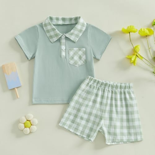 Kaipiclos Boys Casual Short Set for Toddler - PlusFreeSize