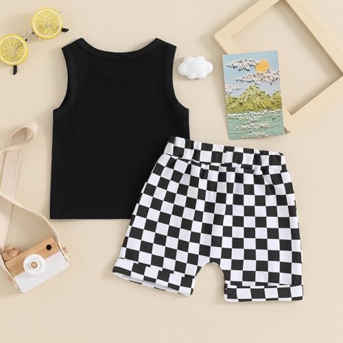 Lesimsam Baby Boy Summer Outfit Set