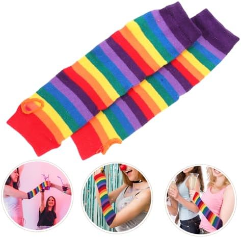 Rainbow Glow Gloves Flash