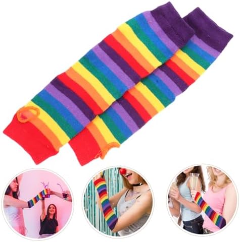 Warm Stylish Holibanna Womens Purple Rainbow Gloves