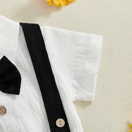 French Broadcloth Romper Jumpsuit for Boys