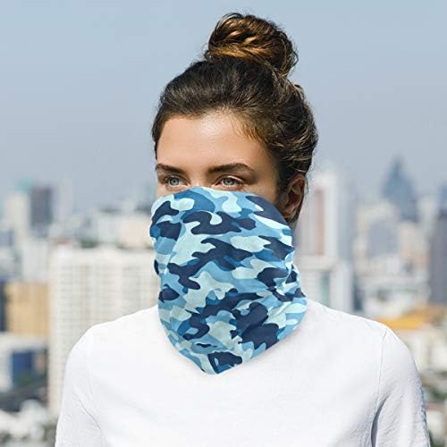Unisex Face Cover UV Protection Camouflage Breathable Stretchy