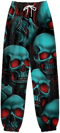 Addicted to Halloween Christmas Printed Drawstring Sweatpants Womens