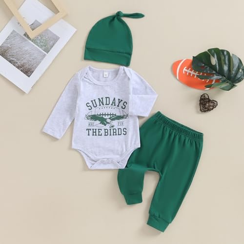 Newborn Boy Football Outfit Set
