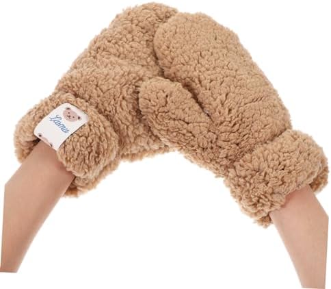 Knitted Cartoon Furry LongWinter Gloves