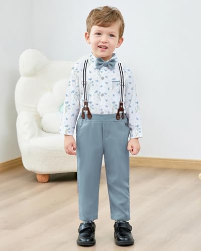ZOEREA Boys Tuxedo Set - 1-5T Wedding Attire