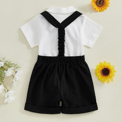 French Broadcloth Romper Jumpsuit for Boys