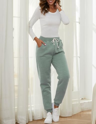 Gihuo Womens Winter Warm Fleece Lined Joggers