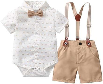 Boarnseorl Baby Boys Gentleman Shorts Set