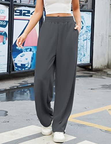 WROLLEM Womens Comfortable Wide Leg Sweatpants