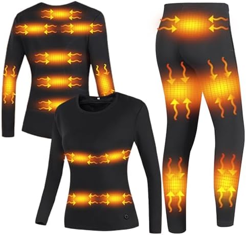 Women Heated Thermal Underwear Set