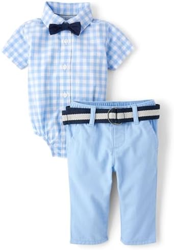Perfect Fit Button-Down Set for Boys and Newborns