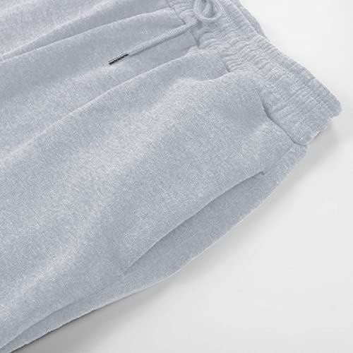 Womens Baggy High Waisted Sweatpants with Pockets
