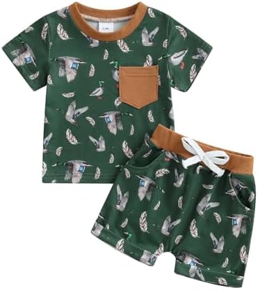 Mallard Duck T-Shirt Shorts Set
