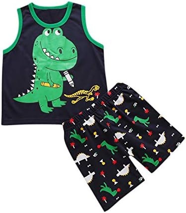 Moonker Baby Toddler Boys Summer Clothes Outfits 1-6 Years