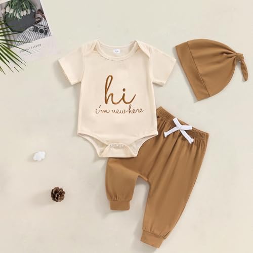 Newborn Boy Romper Set - Coming Home with Style