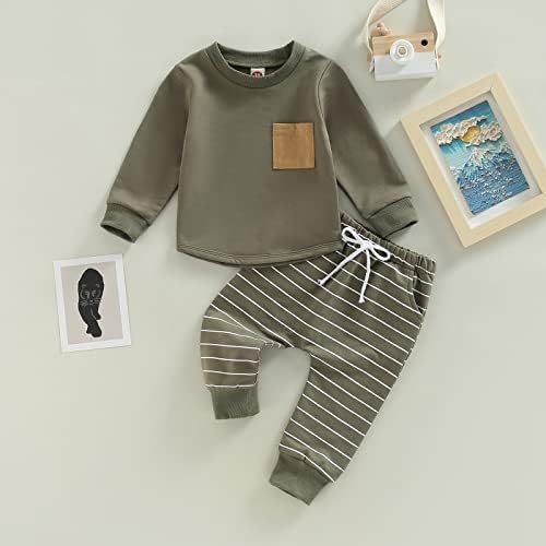 Newborn Baby Boy Two-Piece Winter Outfit for Fall Winter