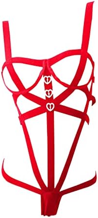 Perfect8000 Satin Babydoll Teddy Bralette Nightie