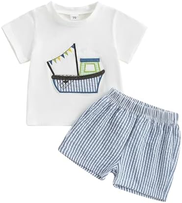 Sailboat Outfit for Toddler Boys