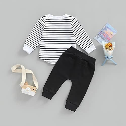 Sol Long Sleeve Striped Baby Boy Outfit