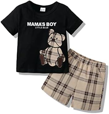 Cute dinosaur-themed toddler boys summer outfits