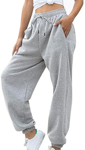 EOPUING 2025 Fashion Womens High Waist Joggers
