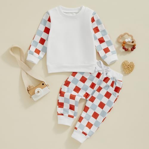 Citgeett Baby Boys Fall Winter Sweatsuit Set