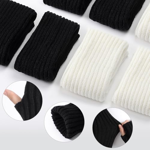 Pleneal Winter Gloves Long Fingerless Arm Warmers for Women