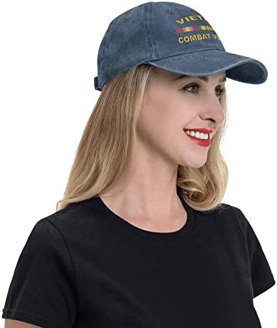 Navy Blue Adjustable Baseball Cap for Veterans Accessories