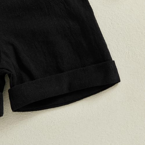 French Broadcloth Romper Jumpsuit for Boys