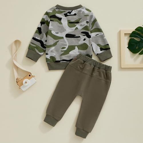 Camouflage Toddler Boys Two Piece Set