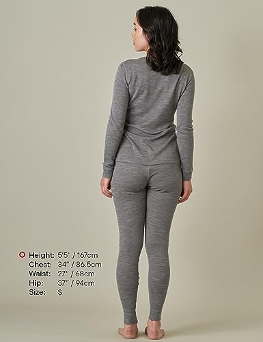 LAPASA Womens Merino Wool Thermal Underwear Set