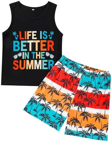Neutocd Toddler Boy Summer Stars Smiles Set