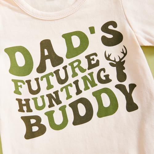 Newborn Boys Summer Outfit Set Fun Comfortable for Dads Buddy